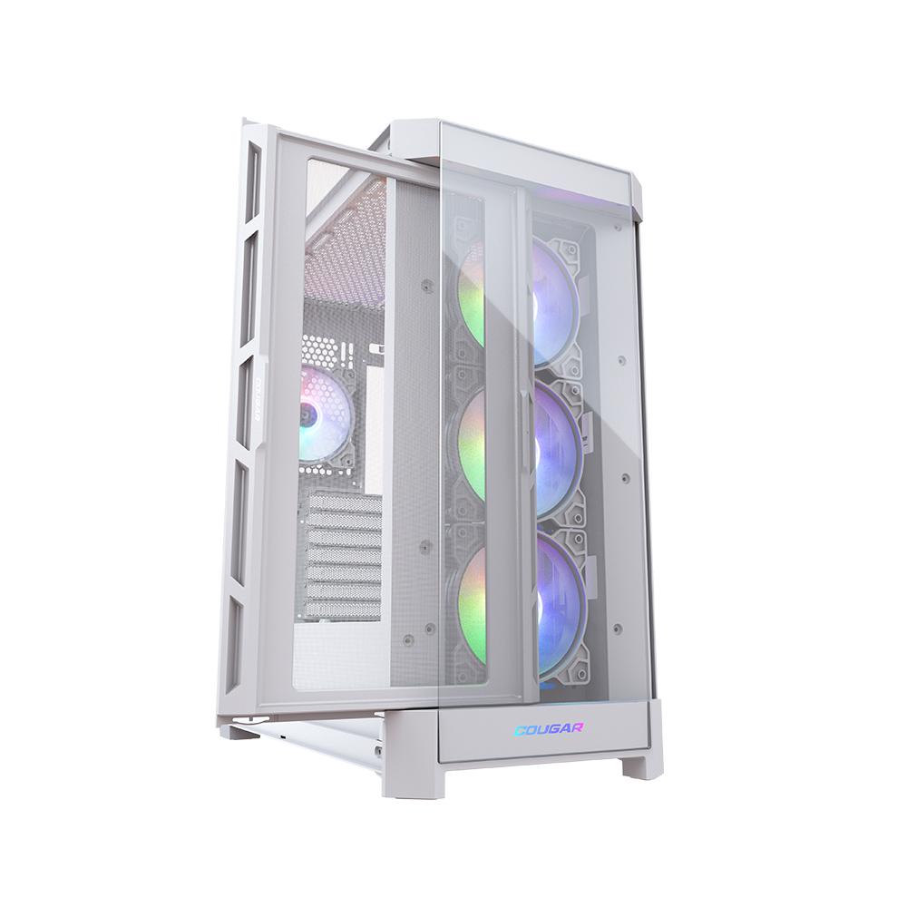 DUOFACE PRO RGB 雙面板 中塔機箱 (白)